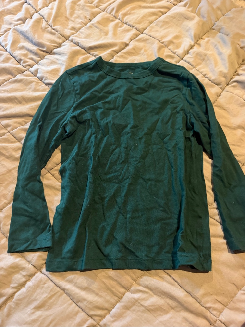 wonder nation Long-Sleeve Crewneck Tee in Teal